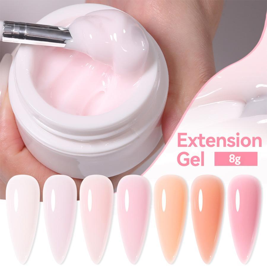 XEIJAYI 18 Colors Crystal Nail Poly Gel UV Phototherapy Glue 8g
