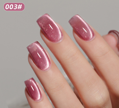 6 colors Moonlight Glitter Cat Eye Gel Nail Polish