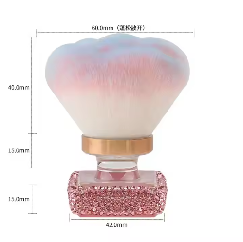 6 Colors Nails Dust brush