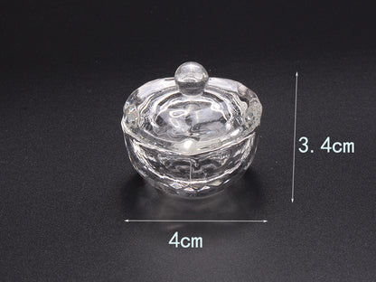Multi-shaped Nail Art Acrylic Liquid Power Dappen Dish with Lid