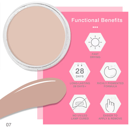 Imayhoo Ultra-Smooth Nude Pink Professional Acrylic Powder （30g/1.05oz）