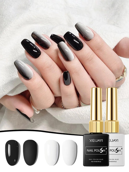 15ml Black & White Gel Nail Polish