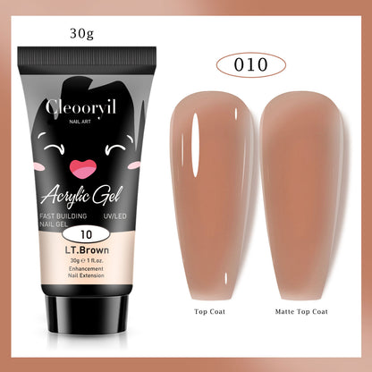 12 Colors Nail Extension Gel Kit