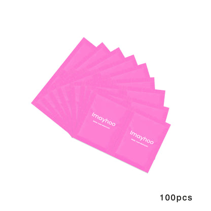 Imayhoo 100PCS Nail Cleaning Alcohol Wipes
