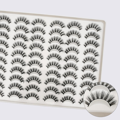 Fluffy false eyelashes
