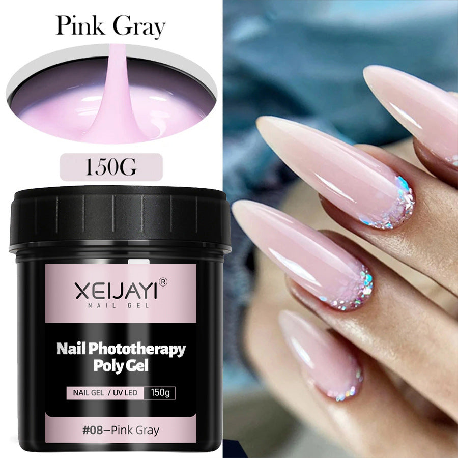 XEIJAYI 18 Colors Large Capacity Nail Phototherapy Poly Gel 150g