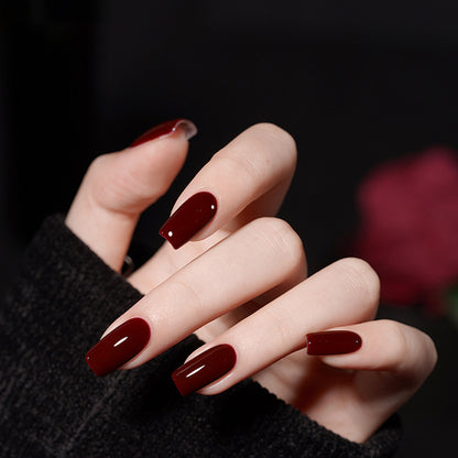 Red Gel Nail Polish Dark Red Cherry Color UV Nail Gel Polish Salon Gel Manicure Diy At Home Nail Art  15ml/0.5fl.oz/pcs