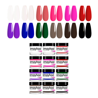 Imayhoo Dipping Powder 12 Colors KIT