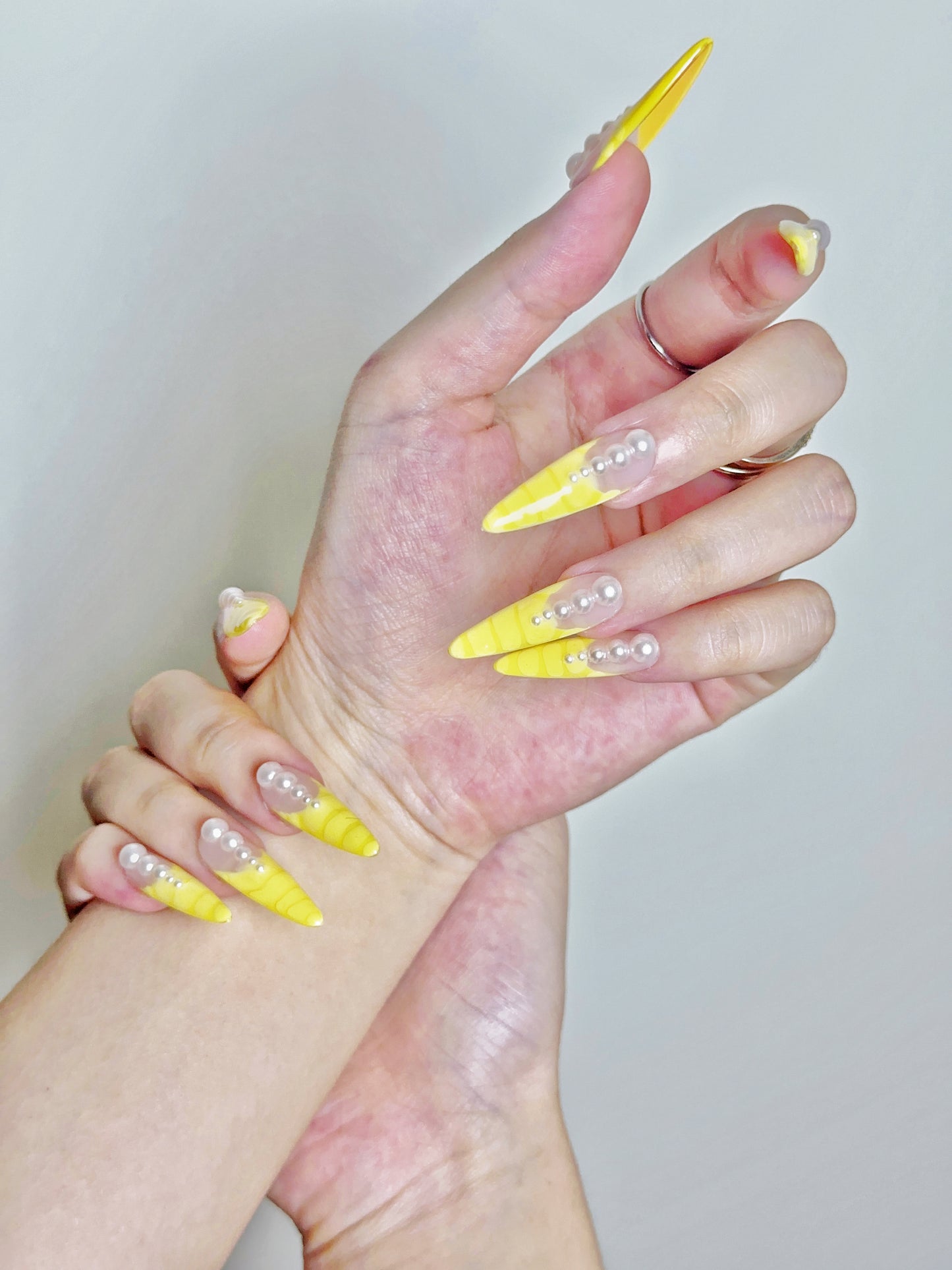Stiletto-French Nail-Ombre (10pcs) OM30XX018