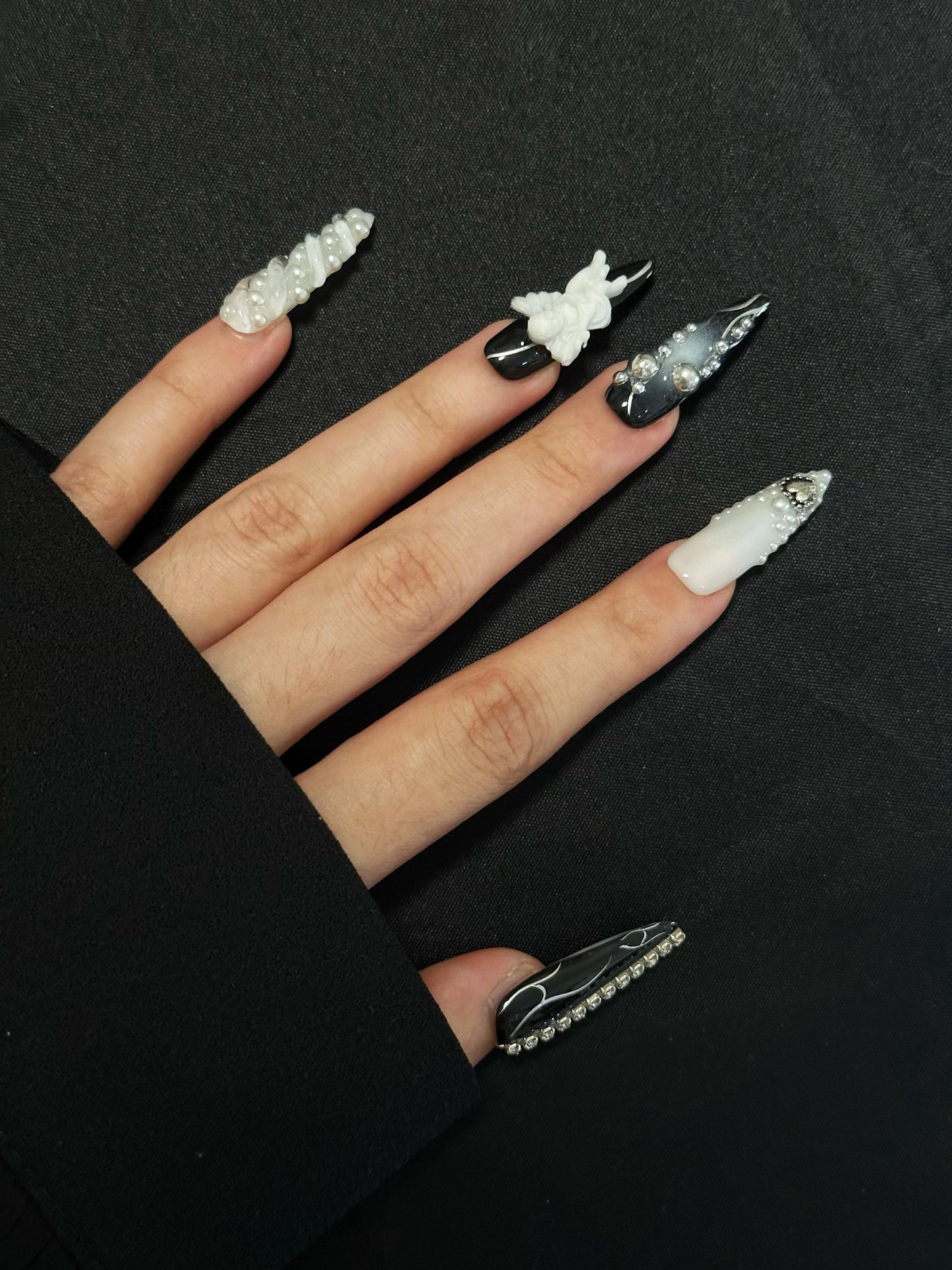 Stiletto-Long Nail-Luxurious (10pcs) OMGXX39002