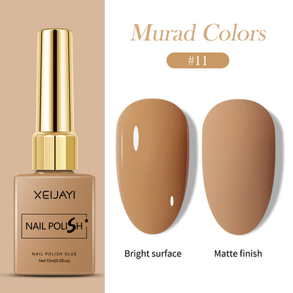 6 Colors Brown Series Gel Nail Polish