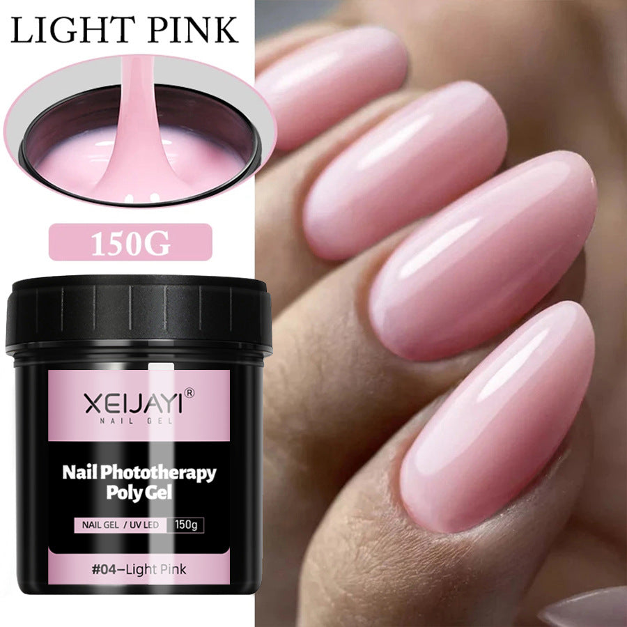 XEIJAYI 18 Colors Large Capacity Nail Phototherapy Poly Gel 150g