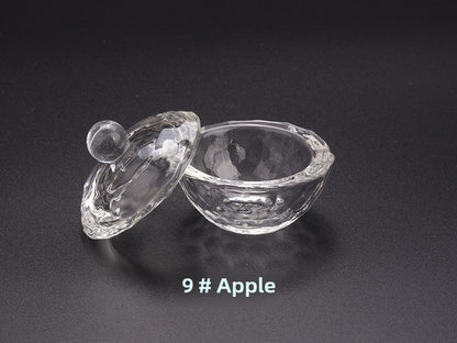 Multi-shaped Nail Art Acrylic Liquid Power Dappen Dish with Lid