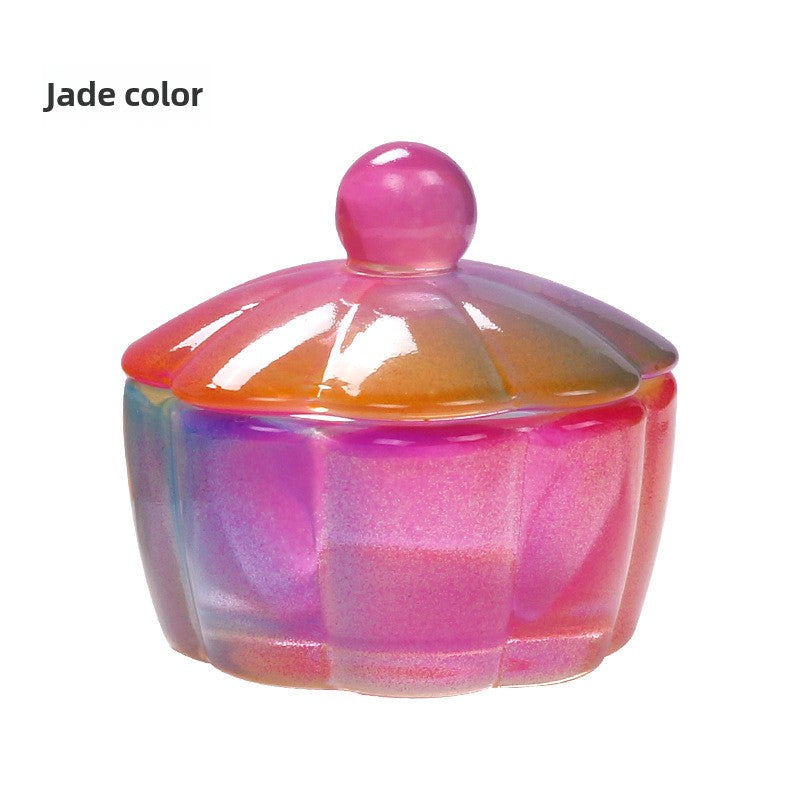 Petal-shaped Dappen Dish for Acrylic Nails with Lid