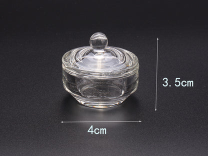 Multi-shaped Nail Art Acrylic Liquid Power Dappen Dish with Lid
