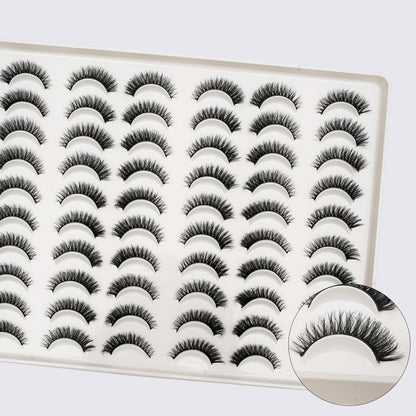 Fluffy false eyelashes