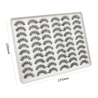 Fluffy false eyelashes