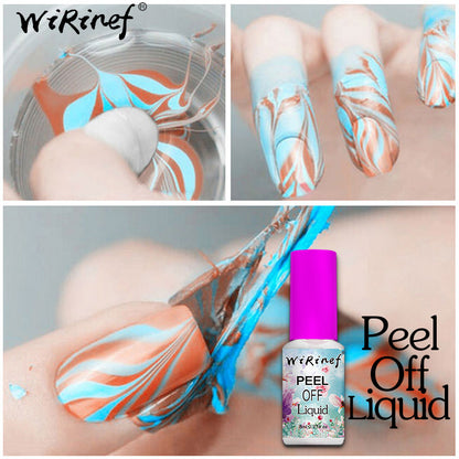 8ML Liquid Latex for Nails, Peel Off Cuticle Guard for Nail Polish Skin Barrier Protector