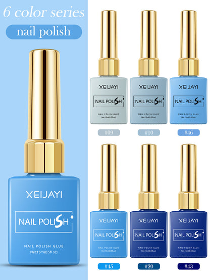 6 Colors Blue Series Gel Nail Polish