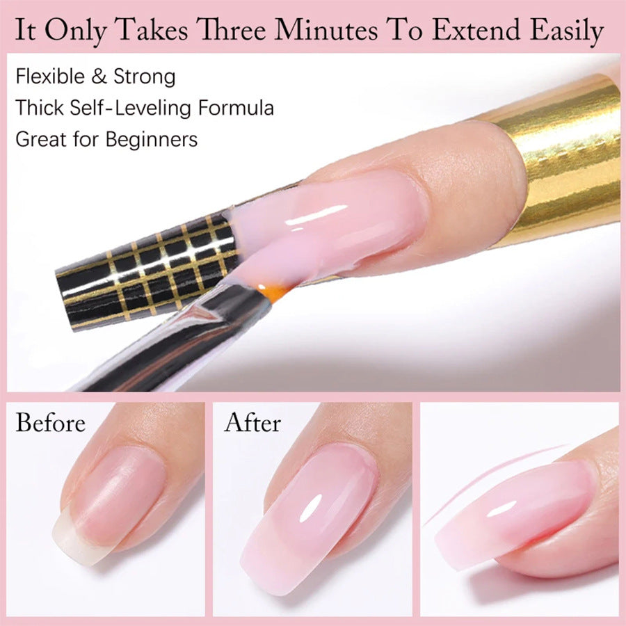 XEIJAYI 18 Colors Large Capacity Nail Phototherapy Poly Gel 150g