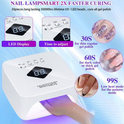 120w high power rechargbale cordless nail lamp/home manicure