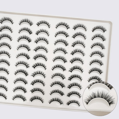 Fluffy false eyelashes