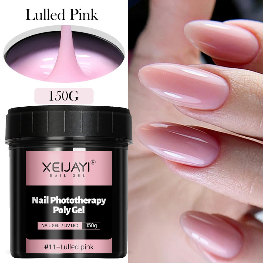 XEIJAYI 18 Colors Large Capacity Nail Phototherapy Poly Gel 150g