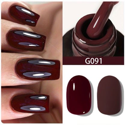 Red Gel Nail Polish Dark Red Cherry Color UV Nail Gel Polish Salon Gel Manicure Diy At Home Nail Art  15ml/0.5fl.oz/pcs