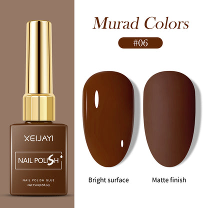 6 Colors Brown Series Gel Nail Polish
