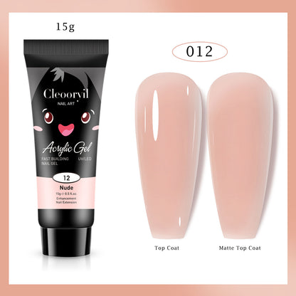 12 Colors Nail Extension Gel Kit