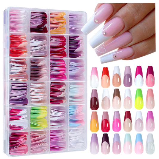 288pcs French Press On Nails