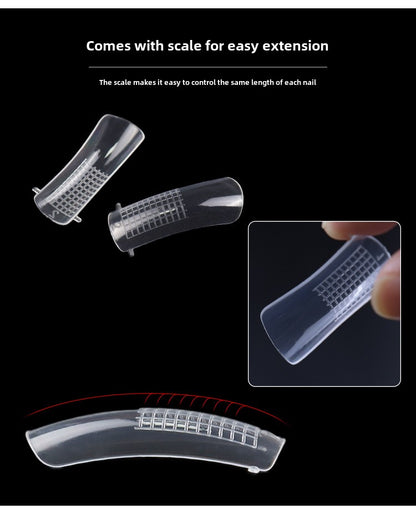 120PCS Nail Dual Forms 15 Size Extension Acrylic Nail Molds Sets