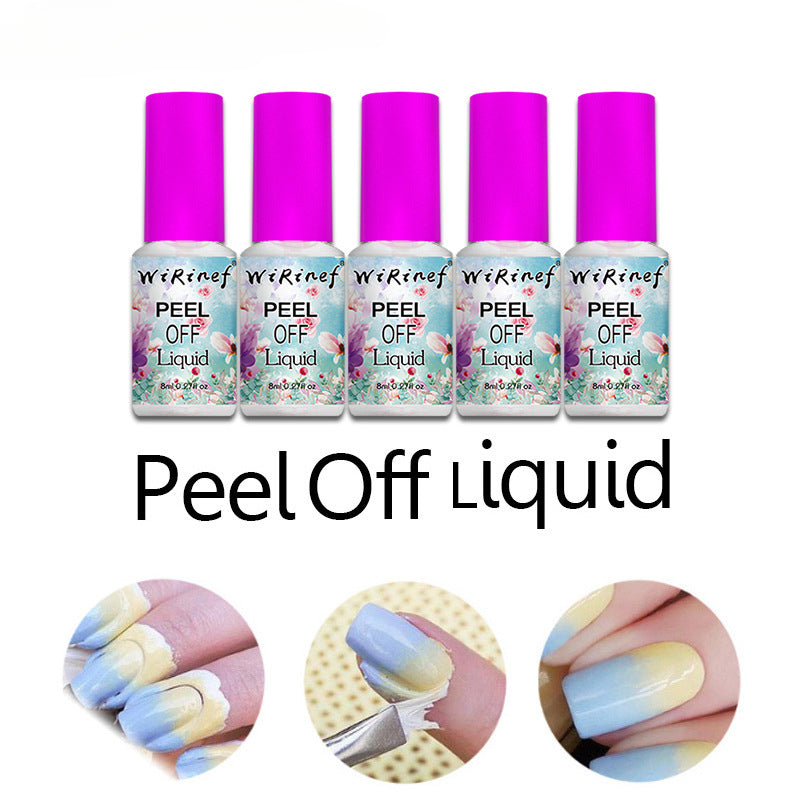 8ML Liquid Latex for Nails, Peel Off Cuticle Guard for Nail Polish Skin Barrier Protector
