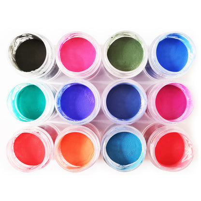 12 Colors Temperature Change Dipping Powder 8g/pcs