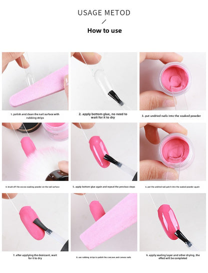 25 Colors Dipping Powder 10g/pcs