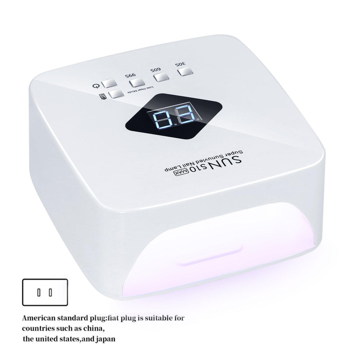 120w high power rechargbale cordless nail lamp/home manicure