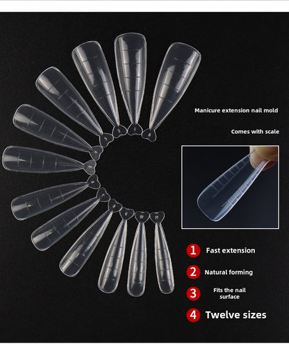 120PCS Nail Dual Forms 15 Size Extension Acrylic Nail Molds Sets