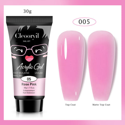 12 Colors Nail Extension Gel Kit
