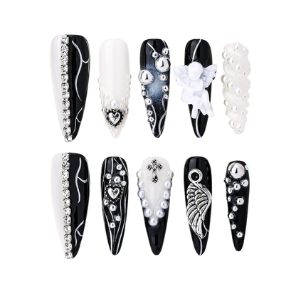 Stiletto-Long Nail-Luxurious (10pcs) OMGXX39002