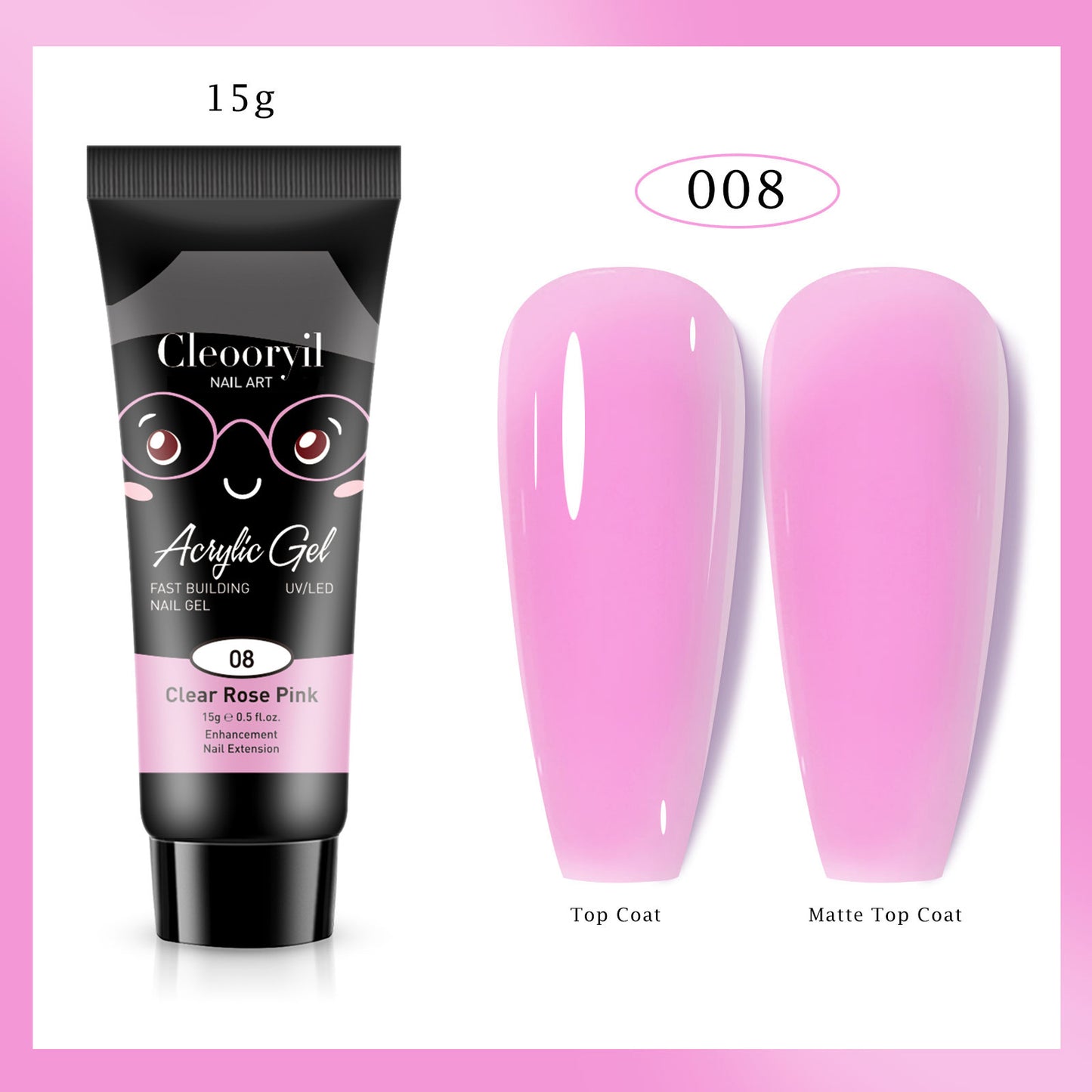 12 Colors Nail Extension Gel Kit
