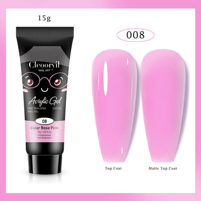 12 Colors Nail Extension Gel Kit