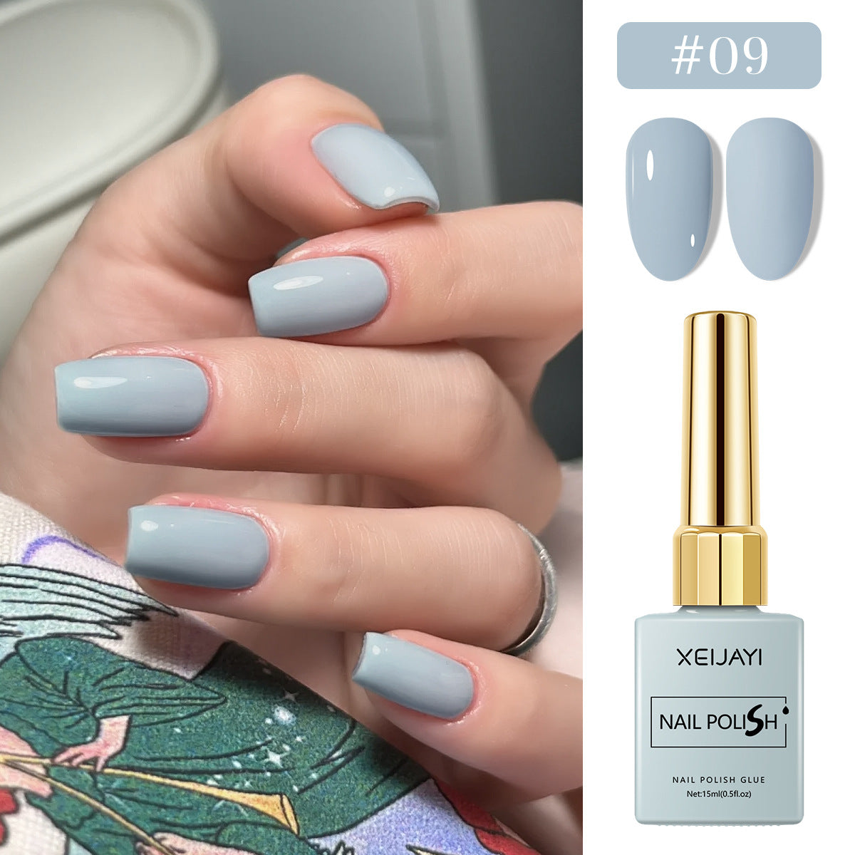 6 Colors Blue Series Gel Nail Polish