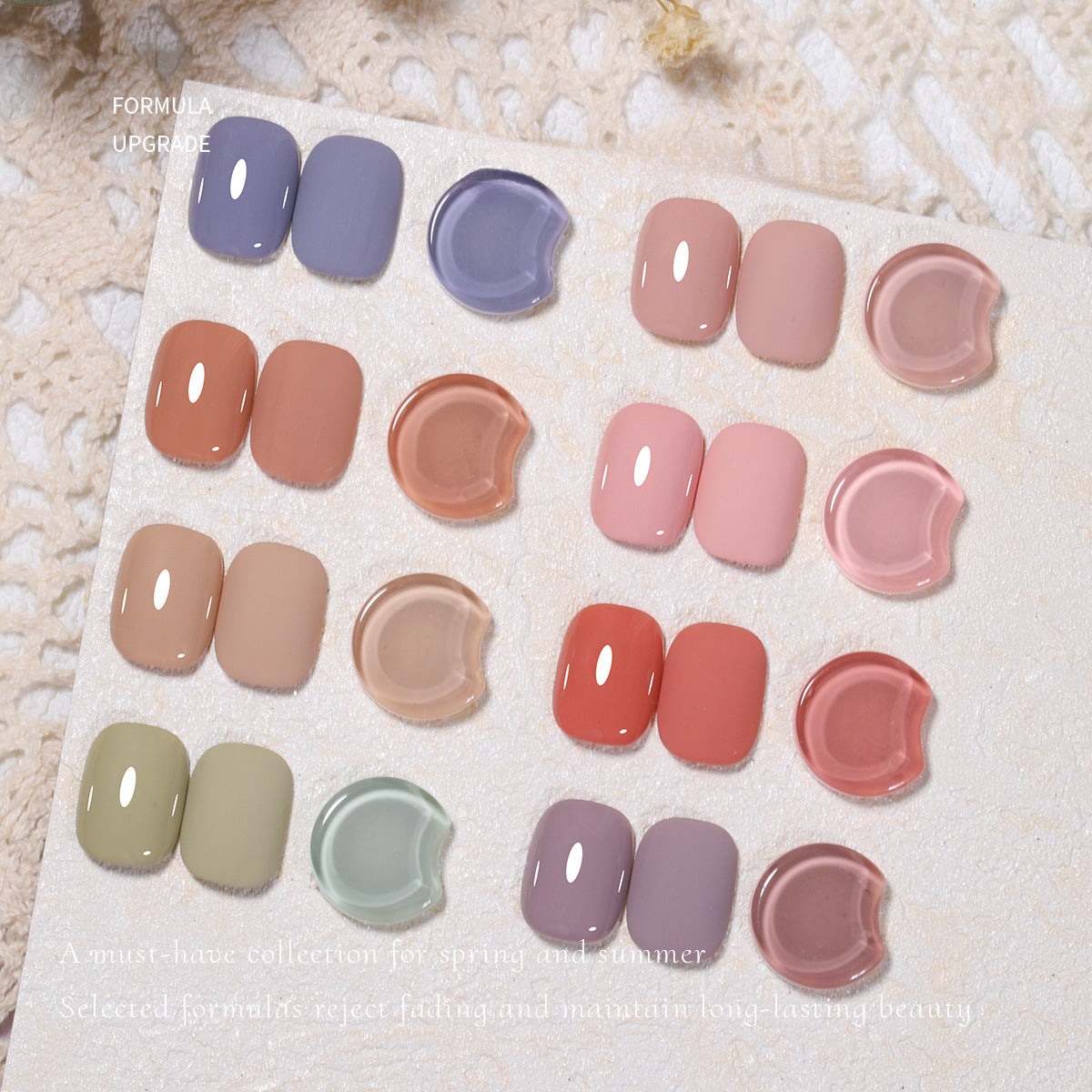 MILAN 30 Colors Gel Nail Polish Kit 15ml/pcs (with Display Board)