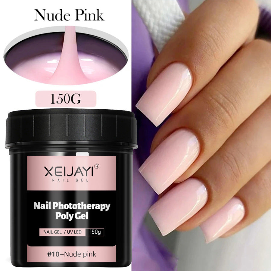 XEIJAYI 18 Colors Large Capacity Nail Phototherapy Poly Gel 150g