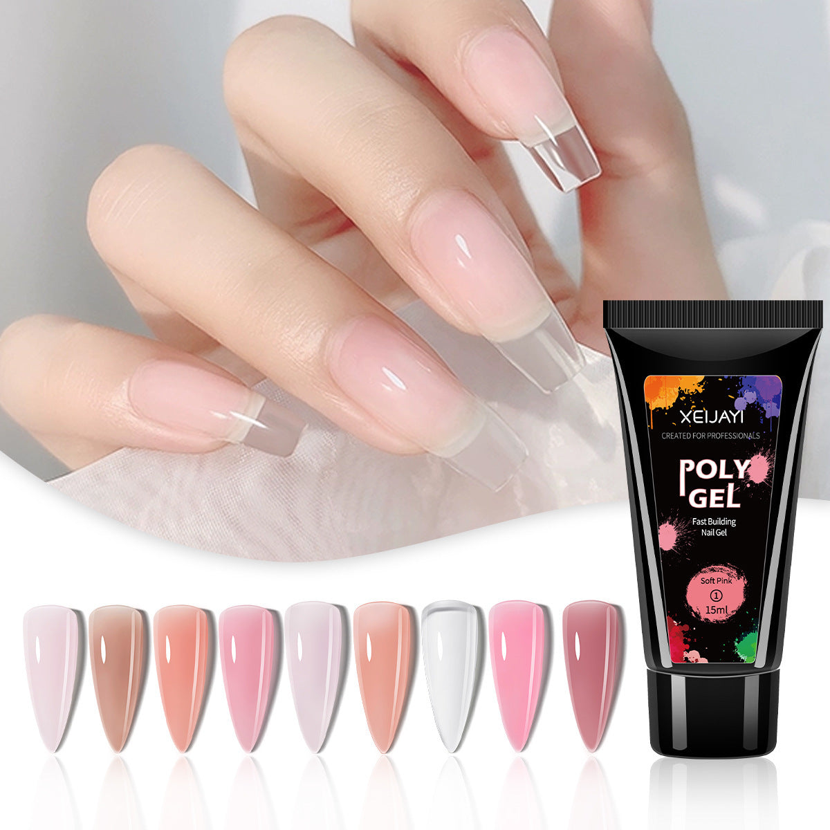 XEIJAYI Poly Gel  15ML*3Colors Set