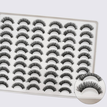 Fluffy false eyelashes