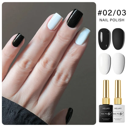 15ml Black & White Gel Nail Polish