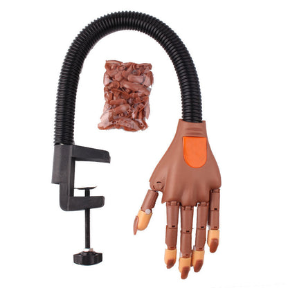 Flexible Moveable Practice Hand for Acrylic Nails