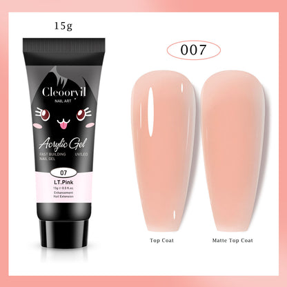 12 Colors Nail Extension Gel Kit