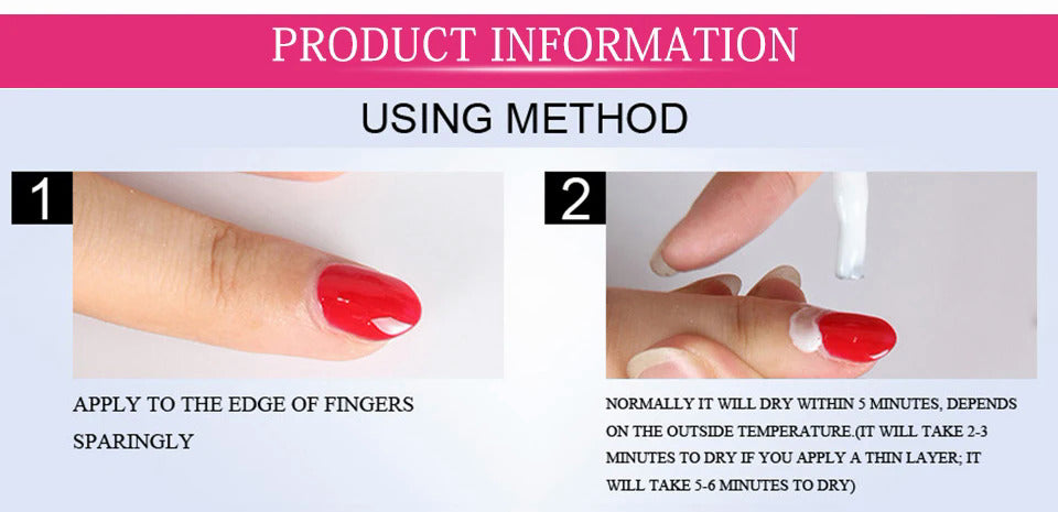 8ML Liquid Latex for Nails, Peel Off Cuticle Guard for Nail Polish Skin Barrier Protector